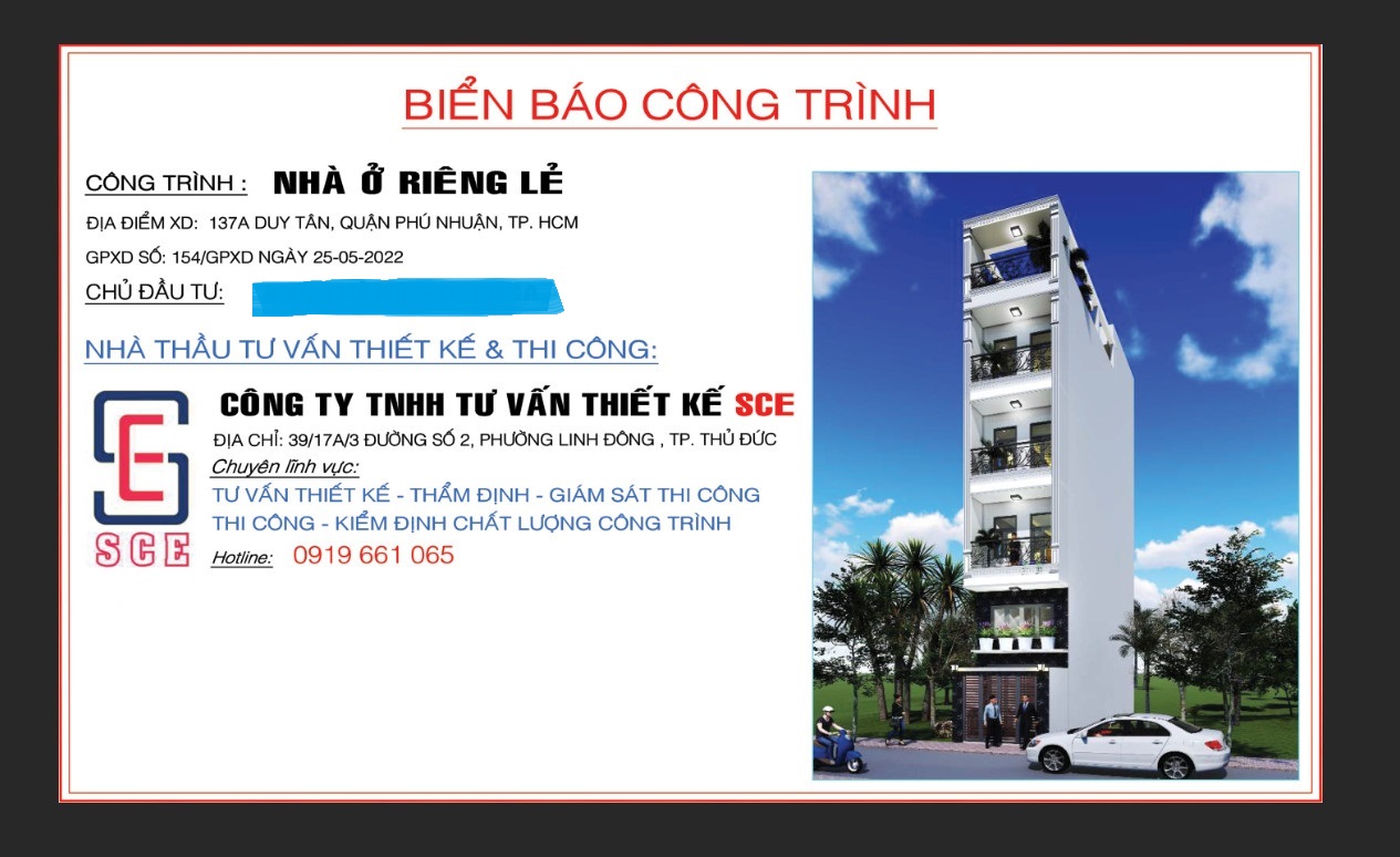 NHA O GIA DINH  ( Duy Tân-Phú Nhuận )